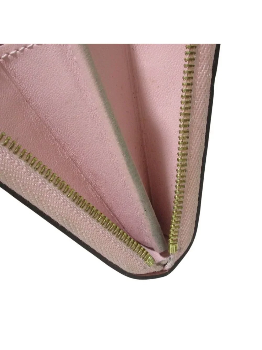 Louis Vuitton Monogram Vernis Zippy Coin Purse Wallet Beige